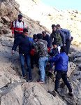سقوط مردی ۵۲ساله از ارتفاعات طاقبستان