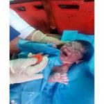 تولد یک نوزاد پسر در بالگرد اورژانس هوایی استان کرمانشاه