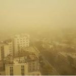 نفوذ پدیده گرد و غبار به جو کرمانشاه/ کاهش دید افقی در نواحی مرزی