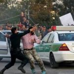 حضور گسترده پلیس در میدان آزادی کرمانشاه به دلیل اجرای مانور