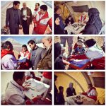 اجرای مانور تیم های درمان اضطراری جمعیت  هلال احمر استان کرمانشاه BHCU در مناطق کم برخوردار اسلام آباد غرب