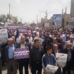 مردم کرمانشاه در حمایت از بیانیه شورایعالی امنیت ملی راهپیمایی کردند