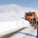 آماده‌باش ۱۸۷ نیروی راهداری در جاده‌های کرمانشاه /برف‌روبی بیش از ۲۰۰۰ کیلومتر