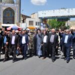راهپیمایی نمازگزاران اسلامآبادغرب در حمایت از «وعده صادق»