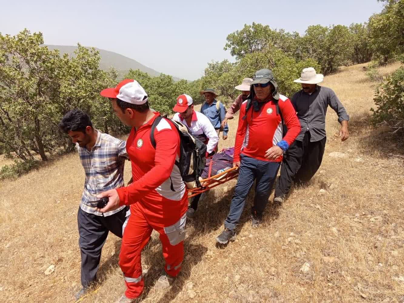 حادثه کوهستان با یک مصدوم در شهرستان اسلام آبادغرب