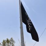 نماد اربعین در مرز بین‌المللی خسروی برافراشته شد