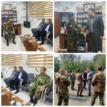 رئیس دادگستری با فرمانده تیپ ۱۸۱ زرهی ارتش دیدار کرد