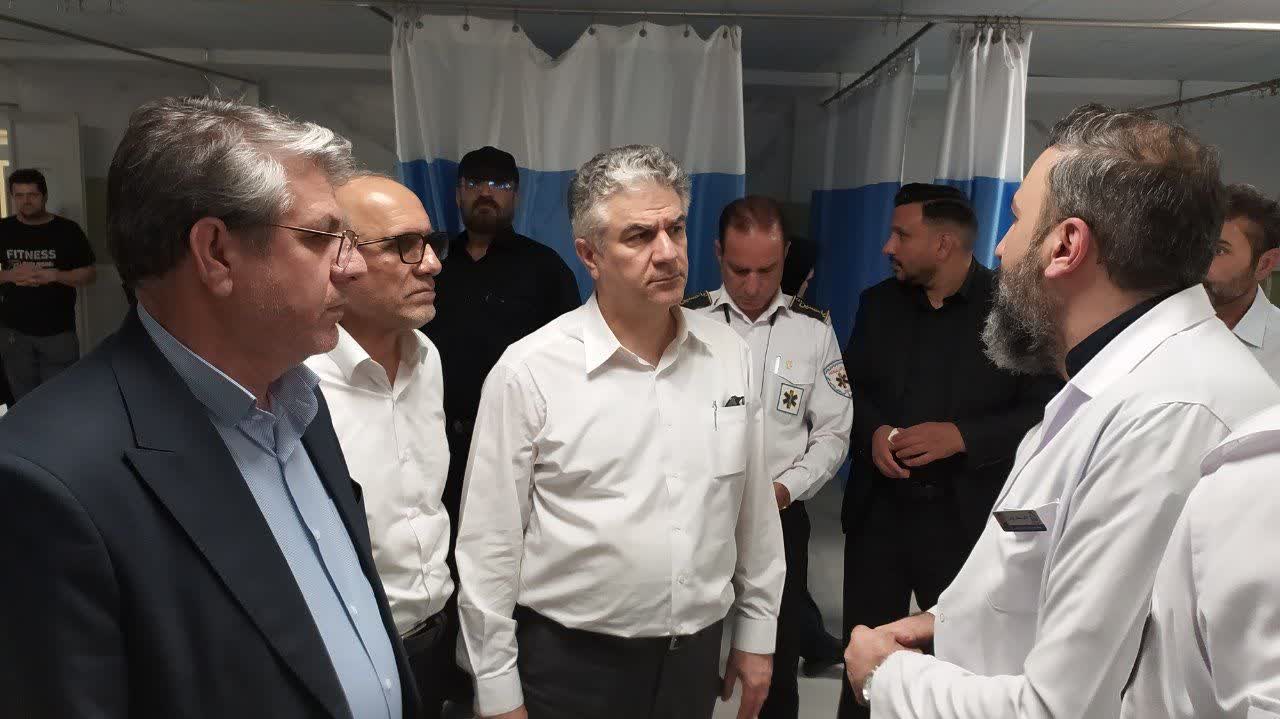 بازدید معاون درمان وزارت بهداشت از بیمارستان امام خمینی (ره) اسلام آباد غرب