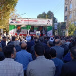 تصاویر/راهپیمایی ۱۳ آبان در اسلام‌آبادغرب