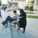 شهر کرمانشاه برای تردد معلولان آماده نیست