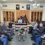 نشست فرماندار شهرستان اسلام آبادغرب با معاون مدیر کل دامپزشکی استان کرمانشاه