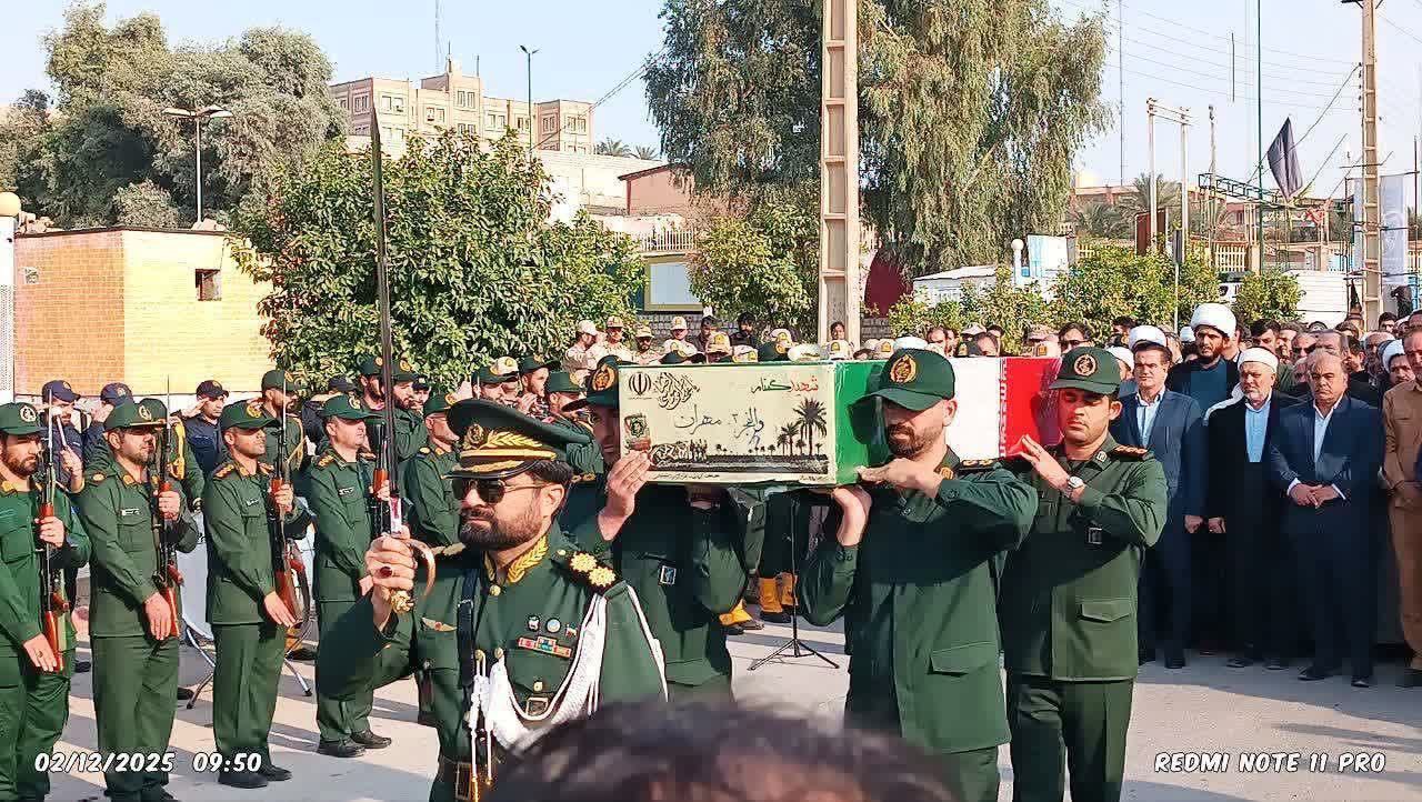 مرز خسروی دروازه کربلای معلی با عطر یک شهید گمنام عطرآگین شد