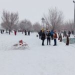 بارش برف در شهرستان اسلام آباد غرب