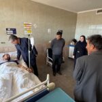 عیادت فرماندار اسلام آباد غرب؛ از مجروحان جنگی