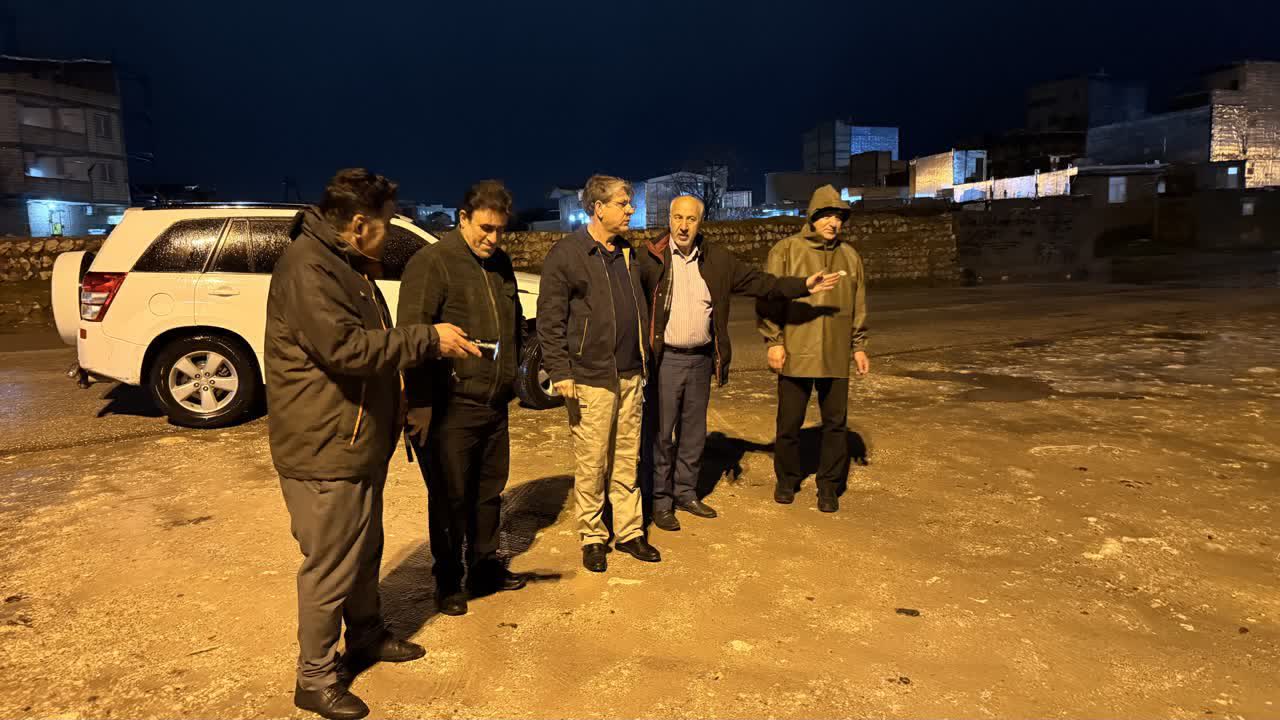 بازدید میدانی فرماندار اسلام آباد غرب؛ از معابر سطح شهرستان، در پی نزول رحمت الهی 