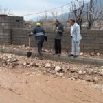 وقوع سیلاب در شهرستان اسلام آبادغرب حادثه آفرید