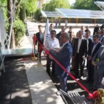 گام بلند استانداری کرمانشاه در تولید انرژی‌های تجدیدپذیر؛ نیروگاه خورشیدی ۱۵۰ کیلوواتی استانداری افتتاح شد
