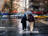 هشدار زرد هواشناسی برای ۲۷ استان؛ بارش باران و رعدوبرق پیش‌بینی شده