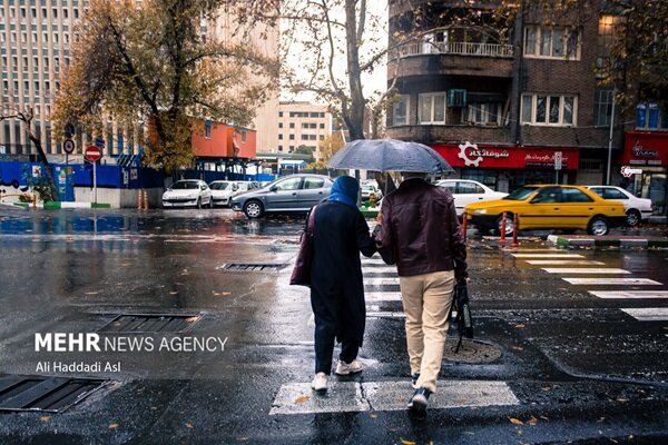 هشدار هواشناسی برای بارش باران و رعدوبرق